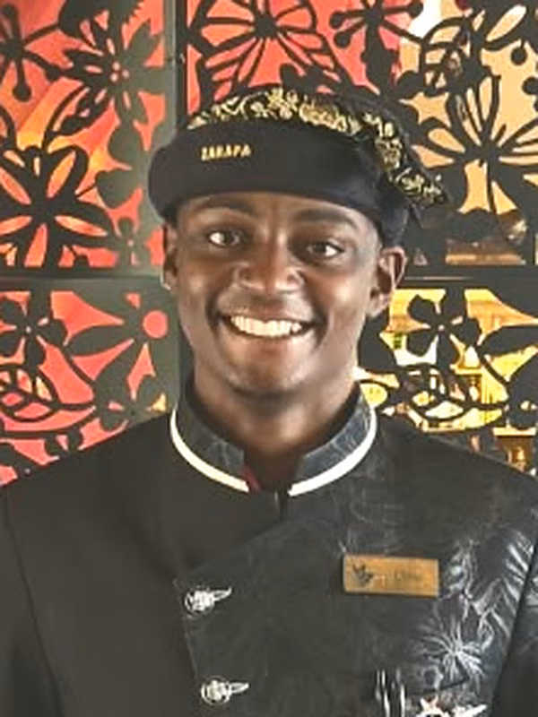 Chris from guest services, in the lodge